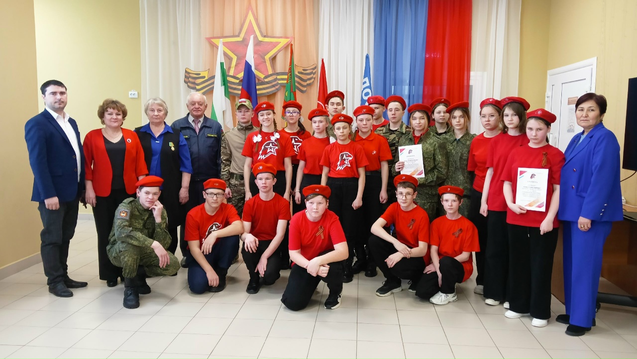 Слёт детско-юношеских объединений «Юнармии» Целинного округа