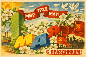 Поздравление с праздником Весны и Труда — 1 Мая