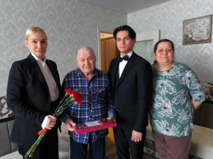 Вручение юбилейных медалей труженикам тыла