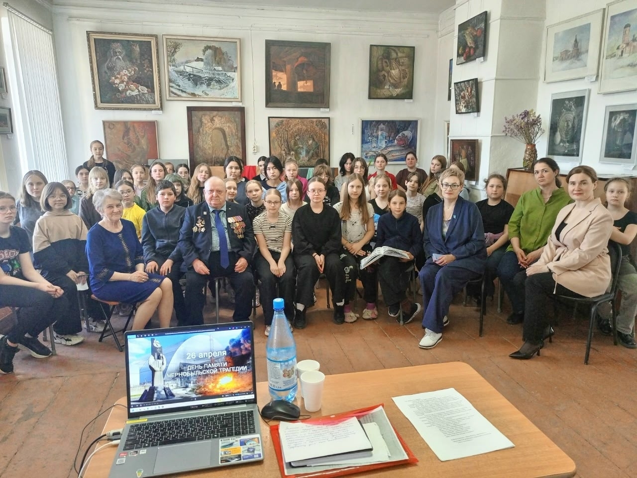 Встреча учеников Куртамышской ДШИ с чернобыльцами