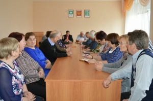  Совместное заседание Общественной палаты и Президиума Совета ветеранов Катайского района.