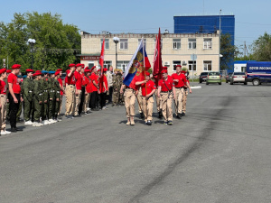 Парад юнармейцев