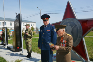Сотрудники УФСИН России по Курганской области установили стелу в память о ветеранах Великой Отечественной войны