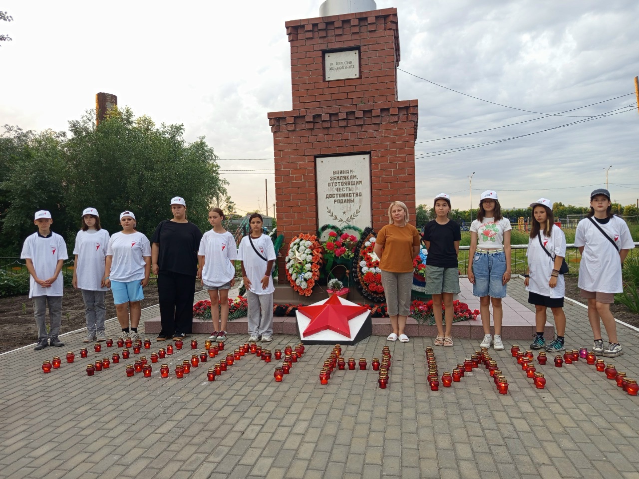 В Притоболье прошла акция "Свеча памяти"