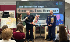 Педагоги и школьники школы №7 встретились с ветеранами боевых действий