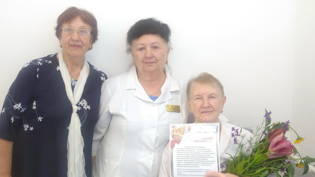 Поздравляем с 80-летием Илюшкину И.А.!