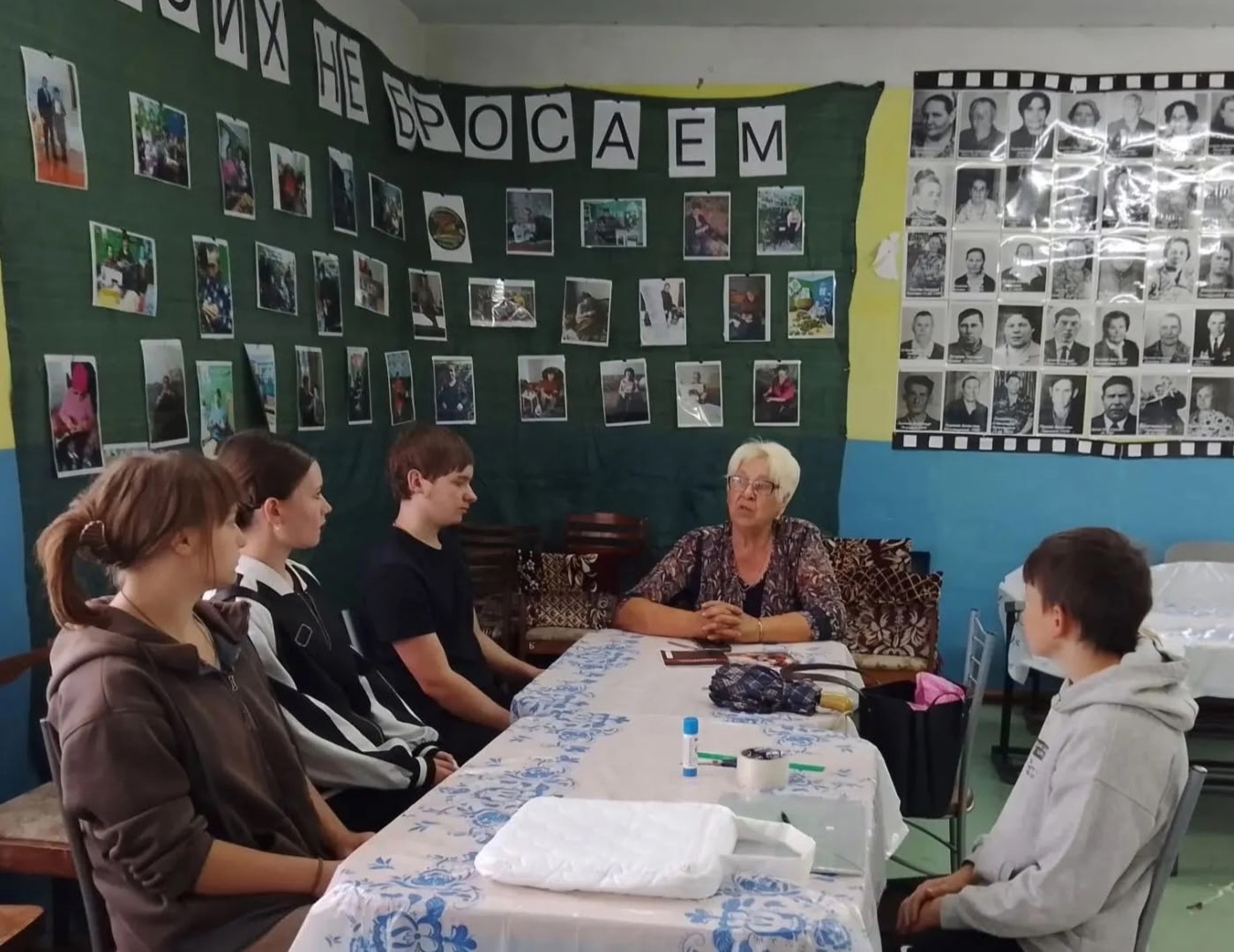  Благоустройство школьного двора и встреча поколений