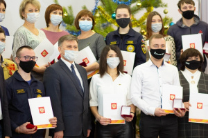 Курганским волонтерам вручили медали Президента 