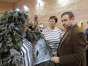 В гости к добровольцам -каргапольцам