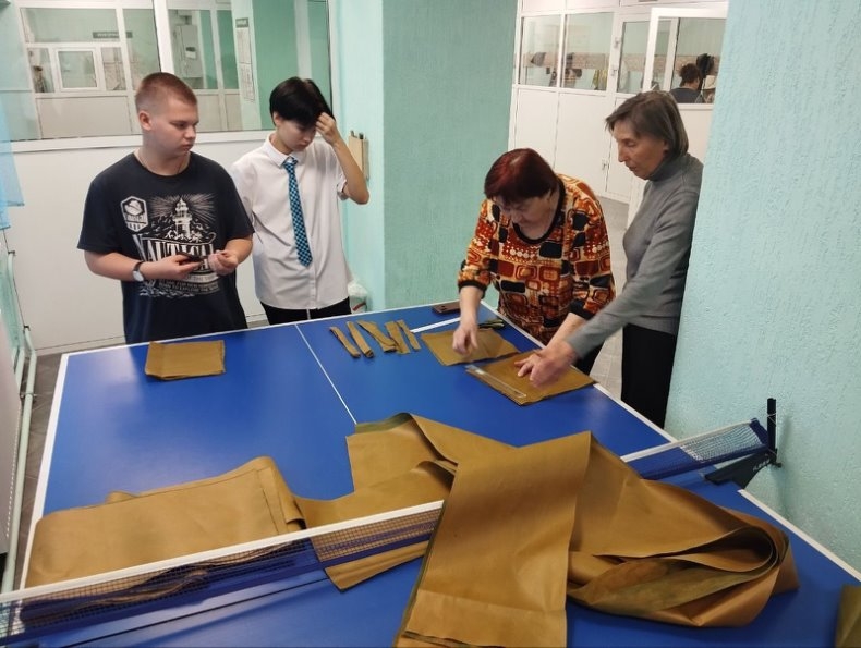 Ветераны и школьники объединены общим делом