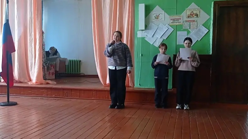 Гагарьевская школа открыла месячник оборонно-массовой и военно-патриотической работы