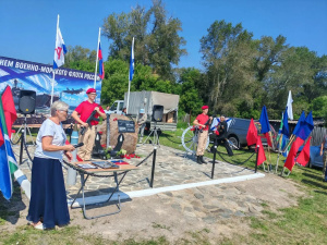 В Уксянке открыли памятник «Защитникам морских рубежей»