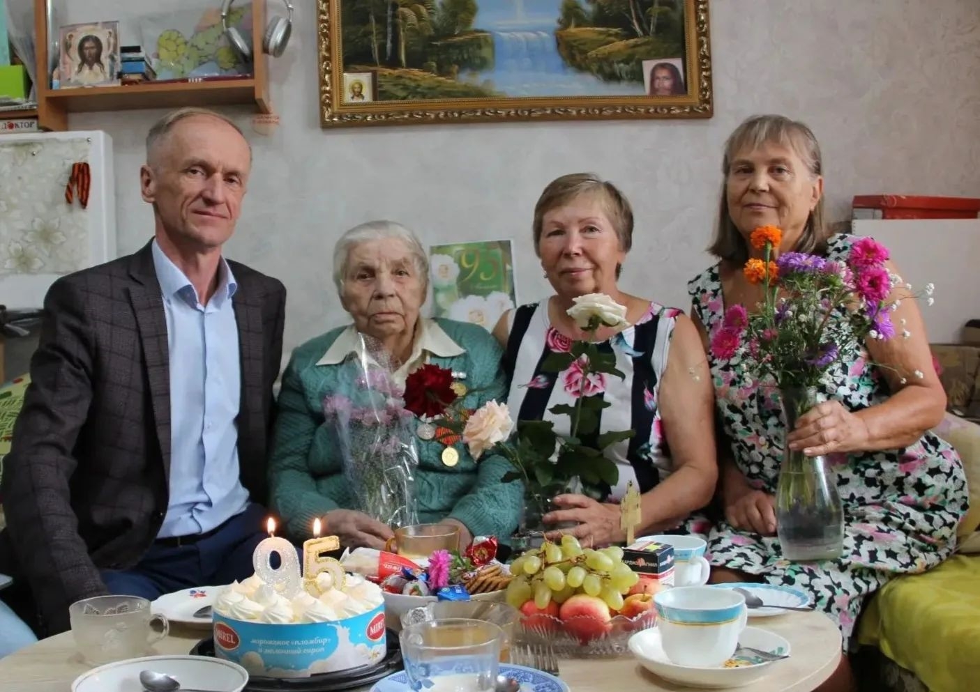 95-летний юбилей празднует Александра Ивановна Корытова