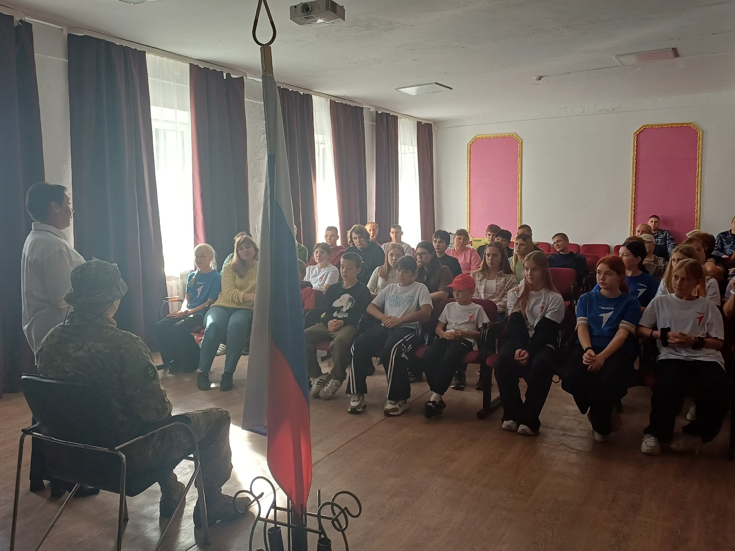 28 сентября состоялась встреча с участником СВО под позывным «Скорый»