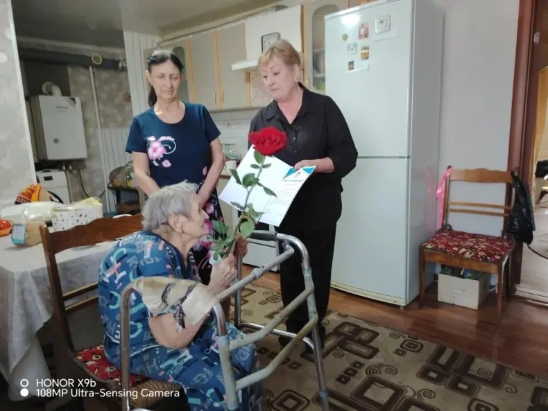 100-летний юбилей отмечает Антонина Кузьмовна Спиридонова